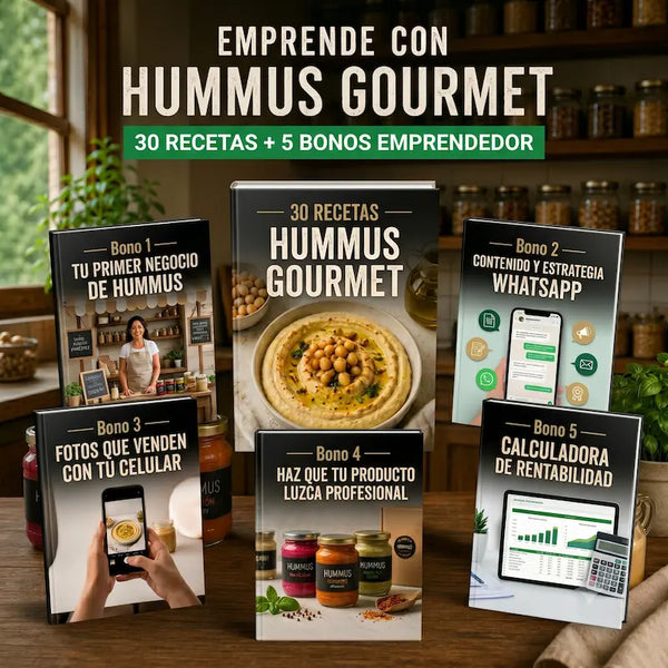 Sistema completo Emprende con Hummus Gourmet